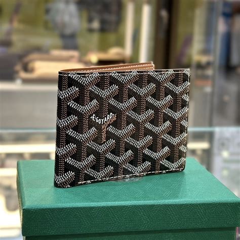 goyard bifold wallet cost|goyard wallet retail price.